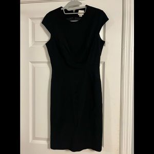 Reiss classic black shift dress